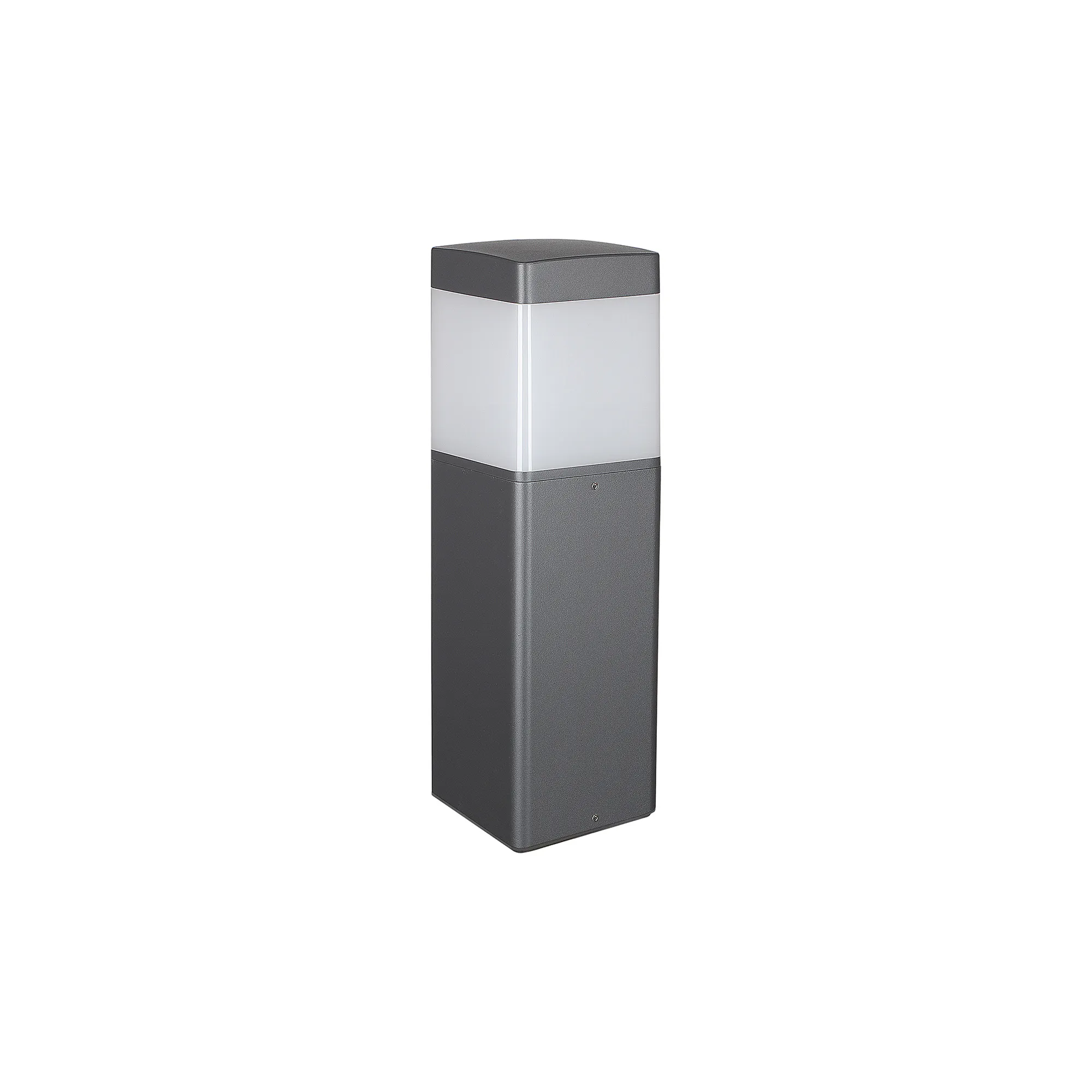 M8846  Chicago 35cm Square Post Lamp, 1 x E27, IP65, Anthracite